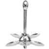 BowyTrading Ancoraggio pieghevole in acciaio inox 316, ancoraggio per barche da pesca, gonfiabili, canoe, yacht, robusta ancora di qualità marina con struttura a ombrello, facile da riporre e da