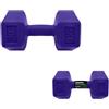 kasaviva Manubrio Attrezzo Peso per Palestra Viola 3 Kg