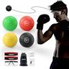 PROIRON Reflex Ball con Occhiali di Protezione, Palla Riflessa da Boxe con 2 Fasce Regolabili, Pallina Boxe per Adulti Allenamento, Coordinamento Occhio Della Mano e Fitness (3 palline )