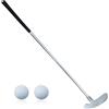Golfupp Putter da golf, putter bidirezionale per principianti e giovani, set di mini mazze da golf rimovibili, 83,8 cm, con 2 palline da golf standard a doppio strato