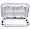 Smart Marine - Portello di Accesso per Barca, 43 x 30 cm, Colore: Bianco