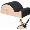 ZLXHFFH Pilates Spine Corrector Barrel - Arc Barrel Pilates in Legno con Imbottitura in PU, Attrezzatura per Stretching della Schiena.Ideale per Core, Flessibilità e Allenamento Home Gym