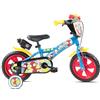 Denver Bike Bicicletta Bambino 12 Pollici Licensed Spidey, 2-4 Anni, Rotelle Removibili, Freno Anteriore Caliper, Telaio Acciaio, Ruote EVA Antiforatura, Borraccia e Scudo