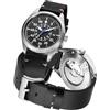 Boyarca Orologio da pilota Orologio da polso da aviatore da uomo Orologi meccanici automatici Cassa in acciaio inossidabile Cinturino in vera pelle Flieger Timepieces