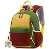 PROTAURI Zainetto Asilo Bambino, Zaino Bimba Asilo Leggero & Impermeabile, Zaino Asilo Nido con Ciondolo Amovibile Retro-Design per 2-5 Anni, 10.1L, Verde