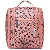 Narwey Grande Beauty Case da Donna da Viaggio, Borsa da Toilette Appendere Borsa da Viaggio Trousse per Uomo e Donna Borsa da Barba del in Viaggio per Toilette Accessori (Leopardo, Grande)