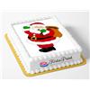 Tortaprint Cialda per torta tema BUON NATALE decorazione in ostia personalizzata rettangolare IMG 10