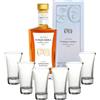 Generico Grappa di Amarone 2 Anni Barrique Livio Cavalin Torquadra 70cl in astuccio e 6 bicchierini in vetro