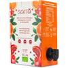 Saita Succo di Melograno e Arancia BIO 1,5L 100% Naturale, Dissetante e Rinfrescante, Succo di Frutta Senza Zuccheri Aggiunti, Senza Conservanti e Coloranti, Bag in Box Ricco di Nutrienti Essenziali