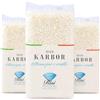 RisiPreziosi Karbor Riso per Risotto e Paella, Evoluzione del riso Carnaroli, per Insalata e Piatti Freddi, 3 x 1 kg, Stagionato 8 Mesi, Alta Tenuta di Cottura, Sottovuoto, Novara Piemonte