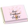 Generico Cioccolatini personalizzabili - Matrimonio - Compleanno - Nascita - Battesimo - Comunione - Laurea - SENZA GLUTINE - Cioccolattini Personalizzati 30 pezzi (Dimensioni standard, Buon compleanno 1)