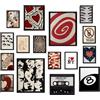 ASTRDECOR Downtown Girl Room Decor Set - 16 poster Y2K per camera da letto, stampe artistiche da parete, kit collage da parete vintage per ragazze adolescenti, poster Rockstar retrò per dormitorio