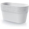 Prosperplast Furu Pot, Dimensions277x147x148 mm, colore bianco