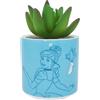 Disney Vaso per piante, in gres, blu, 150 ml
