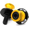 UIFCOG Per CFMOTO 675SR-R 675SS 675NK 2024 2025 Supporto Per Forcellone M10 Per Moto Bobine Forcellone Nottolini Cavalletto(Oro)