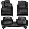 fussmattenprofi.com Fussmattenprofi Tappetini Auto Gomma per VW Golf 8 dal 2020 - 5D Premium in Pelle Sintetica, Su Misura, Antiscivolo - Set Completo per Interni Auto