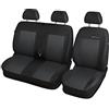 MOTOS Coprisedili universali Copri Sedile Auto per FIAT DUCATO con Sistema Airbag Attivo, Materiale a Tre Strati, Look Elegante, Personalizzazione Perfetta, Applicazione Versatile per Automobilisti e
