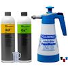 detailmate Gloria FM10 Spruzzatore in schiuma attiva Foam Master 1L+ Koch Chemie Gentle Snow Foam 1L / Green Star Detergente universale 1L + misurino da 50 ml