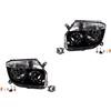 Johns, Set di fari alogeni anteriori adatti per Dacia Duster 04/2010-12/2013 H7 H1 sinistra e destra + fendinebbia + lampadina