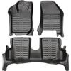 fussmattenprofi.com Fussmattenprofi Tappetini Auto Gomma per Dacia Duster (2ª Generazione) dal 2018 - 5D Premium in Pelle Sintetica, Su Misura, Antiscivolo - Set Completo per Interni Auto