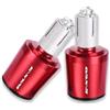 NGYXS Cursore del peso Per Suzuki GSX-S750 GSX-S1000 GSXS750 GSXS1000 GSXS Tappi Manubrio CNC Per Moto, Manopole, Estremità(Red)