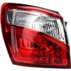 BSSTORE Fanale Stop Posteriore Esterno a LED Compatibile con QASHQAI 2010-2013 | OEM 26550BR00A, 26555BR00B (Sinistra - Lato Guida)