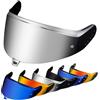 PSLER Visiera Casco per SKWAL i3 RIDILL 2 D-SKWAL 3 Visiera Colorata Accessori per Casco da Moto Ricambio(Argento)