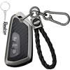 Rondrive Custodia portachiavi compatibile con Cupra Formentor Leon Sportstourer Terramar Ateca Tavascan Born 2025 2026 in metallo per chiave auto, custodia portachiavi in pelle PU