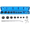 DASBET Frost Plug Installer Remover Tool Set 10PCS Diesel Freeze Plug Installazione & Remover Set Installer Pack Freeze Plug Tool Kit per Motori Frost Plug Strumenti di Installazione con Custodia