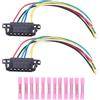 Doo Engy Fanale posteriore cablaggio per fanale posteriore, cavo di collegamento, connettore per fanale posteriore, set di cavi di riparazione per Passat B8 B7 Pa-ssat B6 3C CC Transporter T5 T6 Polo 6R