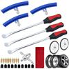 Cartlant Set di 33 leve per pneumatici, con 3 leve di montaggio per pneumatici, 3 protezioni per cerchioni, Tire Spoons Lever, set di ricambio per pneumatici per moto, bicicletta, MTB