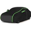 Tefebatu Copertura Auto per Peugeot 208 （2025）,Telo Copriauto da Esterno Copertura Auto Impermeabile Traspirante con Zip Laterale, 100% Impermeabile.