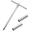 YunBey Universale Impugnatura a T Chiave Candela | 14mm/16mm Chiave a Bussola con Parete Sottile per Strumento di Rimozione della Candela