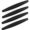 Baceyong 4x protezioni d'angolo paraurti auto, 41 * 4.5cm/16.14 * 1.77in auto porta laterale bordo guardia PVC nero/bianco auto paraurti guardia strisce