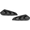 BHGMGEBLV Fanale Posteriore Moto Universale Per BMW Per S1000RR S 1000 S1000 RR 1000RR 2019-2024 Indicatore Di Direzione A LED Integrato Nel Fanale Posteriore Per Moto Segnale Del Freno(Black 2023-)