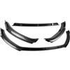 JMOLXURI Spoiler Anteriore Per Golf 7 MK7 Per STANDARD Per TSI Per TDI 2013-2017 Gloss Nero Paraurti Anteriore Splitter Labbro Diffusore Body Kit Spoiler Guardia Spoiler Anteriore Splitter(Gloss Black)