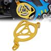 BIUGERCN Protezione Carter Motore per Surron, Copri Carter Motore Moto in Alluminio CNC per Sur Ron Light Bee X/S Dirt Bike Elettrico E-Bike Oro