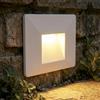 MAKA change your life quality MAKA Faretto Segnapasso LED 3W IP65 da Parete 220V CCT Switch 3000K-6400K 270lm Rettangolare Luce Scala Interno Esterno Illuminazione Segnapasso Moderna (1 Pezzo)