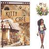 Lychii 20 fogli adesivi per scrapbook carta libro scrapbooking deco