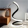 Maimeili Lampade da tavolo a LED moderne Lampade da scrivania a spirale dimmabili uniche con 3 livelli di colori per camera da letto da letto e soggiorno Ufficio Libreria Art Wall Decor