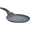 Aeternum, Madame Petravera 3.0, Crepiere Antiaderente, Piastra Multiuso, Ideale per Induzione, Diametro 28 cm, Full Induction, Grigio