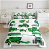 Loussiesd Bambini Auto Consolatore Del Fumetto Escavatore Costruzione Camion Piumino per Ragazzi Bambini Macchinari Pesanti Veicoli Biancheria Da Letto Set Arredamento Camera Trapunta Set 135x200cm