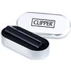 Clipper Accendino Clipper in metallo nero - modello: Turbo Jet