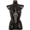 R&F Sconosciuto Torso Donna PLASTICA INFRANGIBILE Nero MANICHINO Busto Mezzo Bustino per T-Shirt Camicia Top Intimo