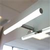 Kiamami Valentina - Lampada LED per Specchio | Luce Fredda 6000K | 40CM Larghezza | IP44 Protezione | Risparmio Energetico | Specchio Bagno Retroilluminato, Metallo