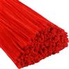 TOAOB THE ONE AND ONLY BABY TOAOB 400 Pezzi Scovolini Steli Ciniglia Rosso 6mm x 30cm Fibra Pipa Cleaner per Lavoretti Fai da Te Decorativi Artigianato Halloween Natale Decorazion