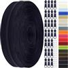 DOITEM The Yard - Cerniere a spirale in nylon, 18,4 m, con 40 cursori per cerniera, per fai da te, cucito, sartoria, borse, indumenti, tessuti per la casa, colore blu navy, #3