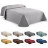 EasyCosy Copriletto Matrimoniale 230x260 Trapuntino Rombi Grigio Chiaro