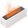 ELLENNE DIFFUSORE DI AROMI EFFETTO FIAMMA PER OLI ESSENZIALI CON LED AUTOMATICO H3 (Bianco)