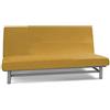 Biancaluna Copridivano Senza braccioli 2 posti Queen Genius 125 a 170 cm S070 Panna